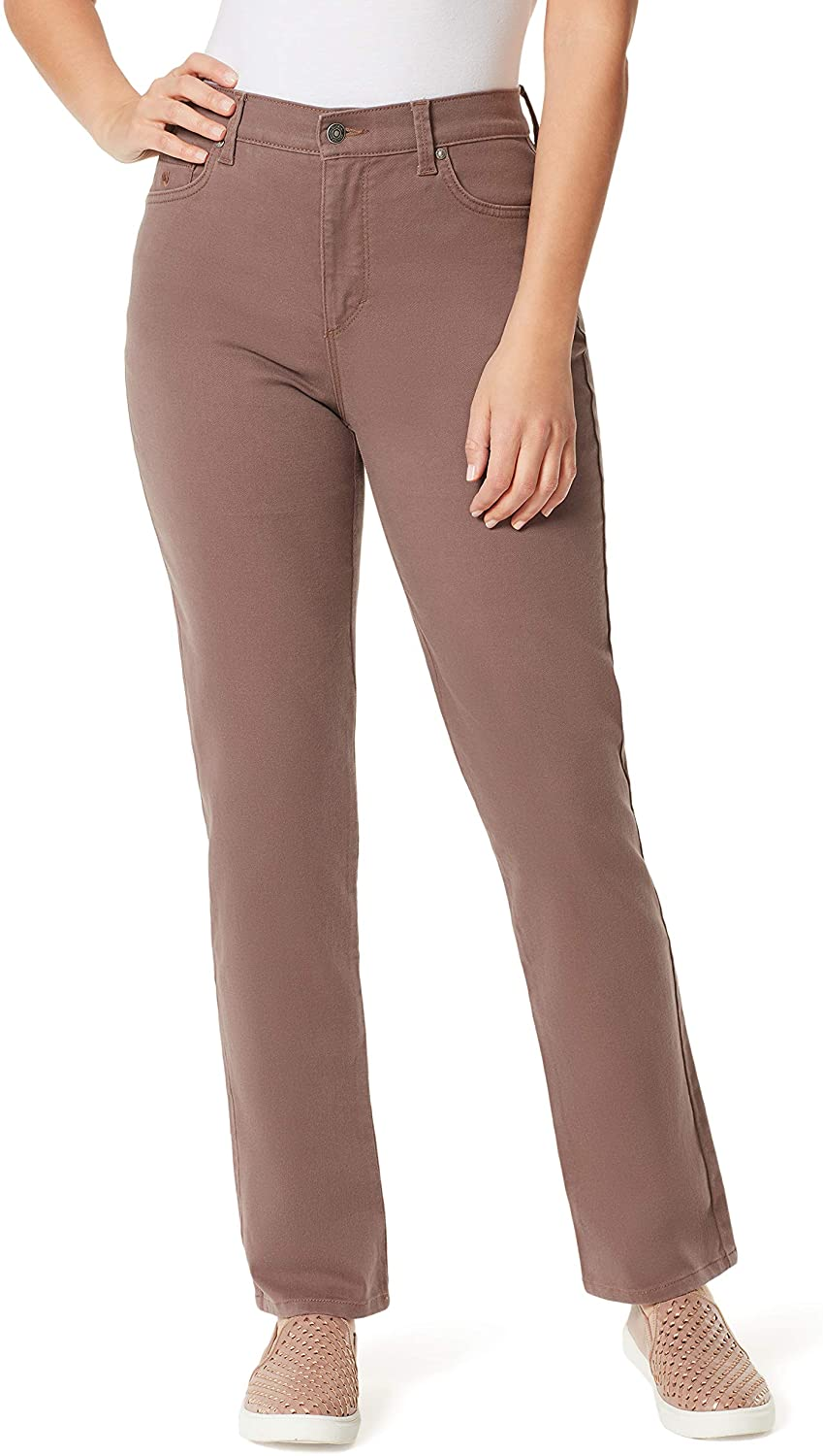 Gloria Vanderbilt Women'S Classic Amanda High Rise Tapered Jean Apparel & Accessories > Clothing > Underwear & Socks > Underwear Gloria Vanderbilt Smokey Mocha 4 Petite 