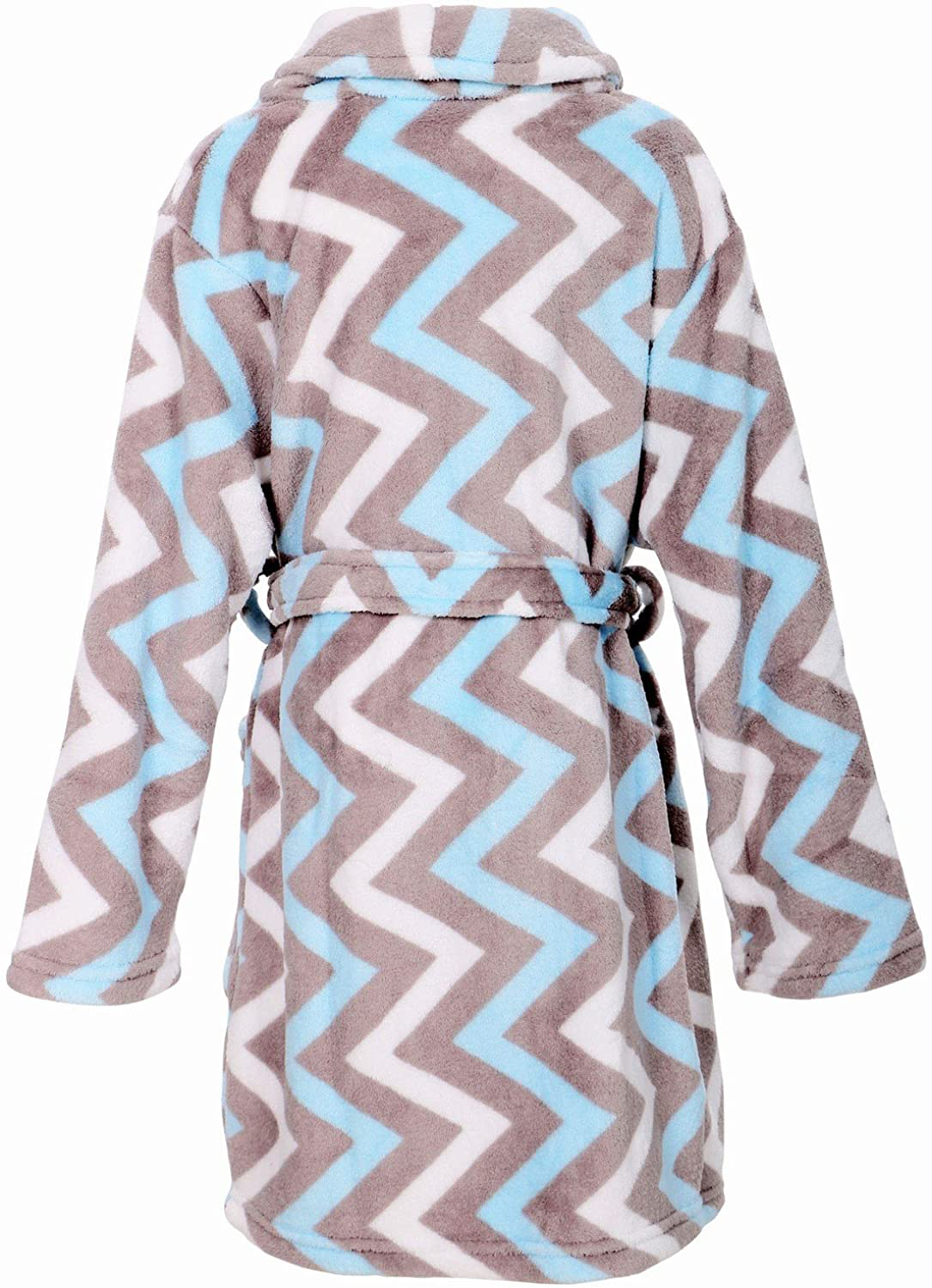 Kids Girls Boys Soft Plush Cover up with Long Sleeve Two Pockets Apparel & Accessories > Clothing > Sleepwear & Loungewear > Robes Kylie Max   