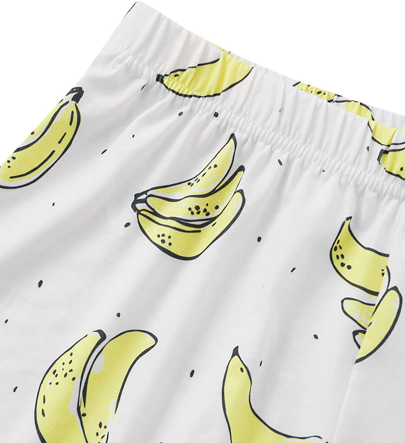 DIDK Women'S Cute Cartoon Print Tee and Shorts Pajama Set Apparel & Accessories > Clothing > Sleepwear & Loungewear > Pajamas Kylie Max   