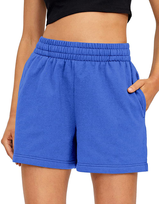 AUTOMET Womens Sweat Shorts Summer Casual High Waisted Athletic Shorts Comfy Lounge Running Shorts Gym Shorts with Pockets Apparel & Accessories > Clothing > Shorts Kylie Max   