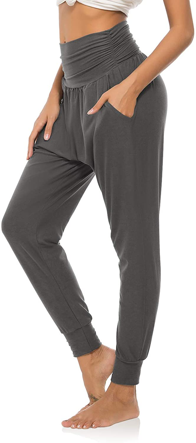 DIBAOLONG Womens Yoga Sweatpants Loose Workout Joggers Pants Comfy Lounge Pants with Pockets Apparel & Accessories > Clothing > Activewear Kylie Max   