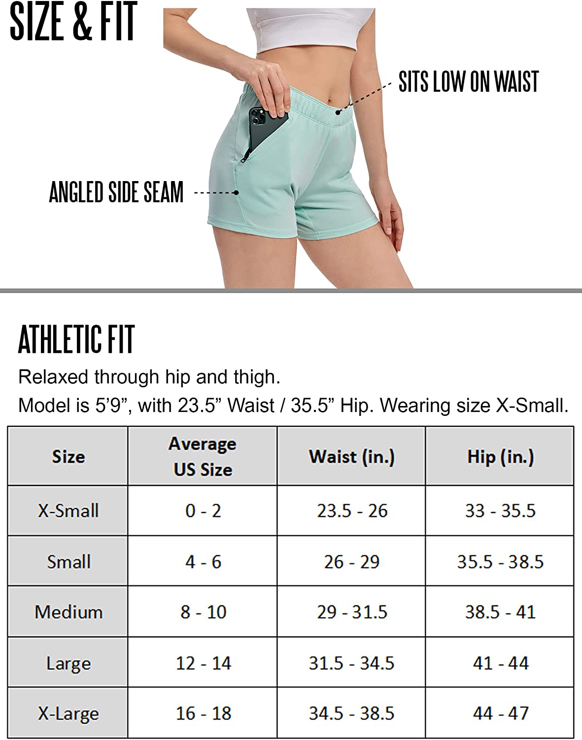 Liberty Imports 5 Pack Women'S 5" Quick Dry Yoga Training Shorts with Zipper Pockets Apparel & Accessories > Clothing > Shorts Kylie Max   