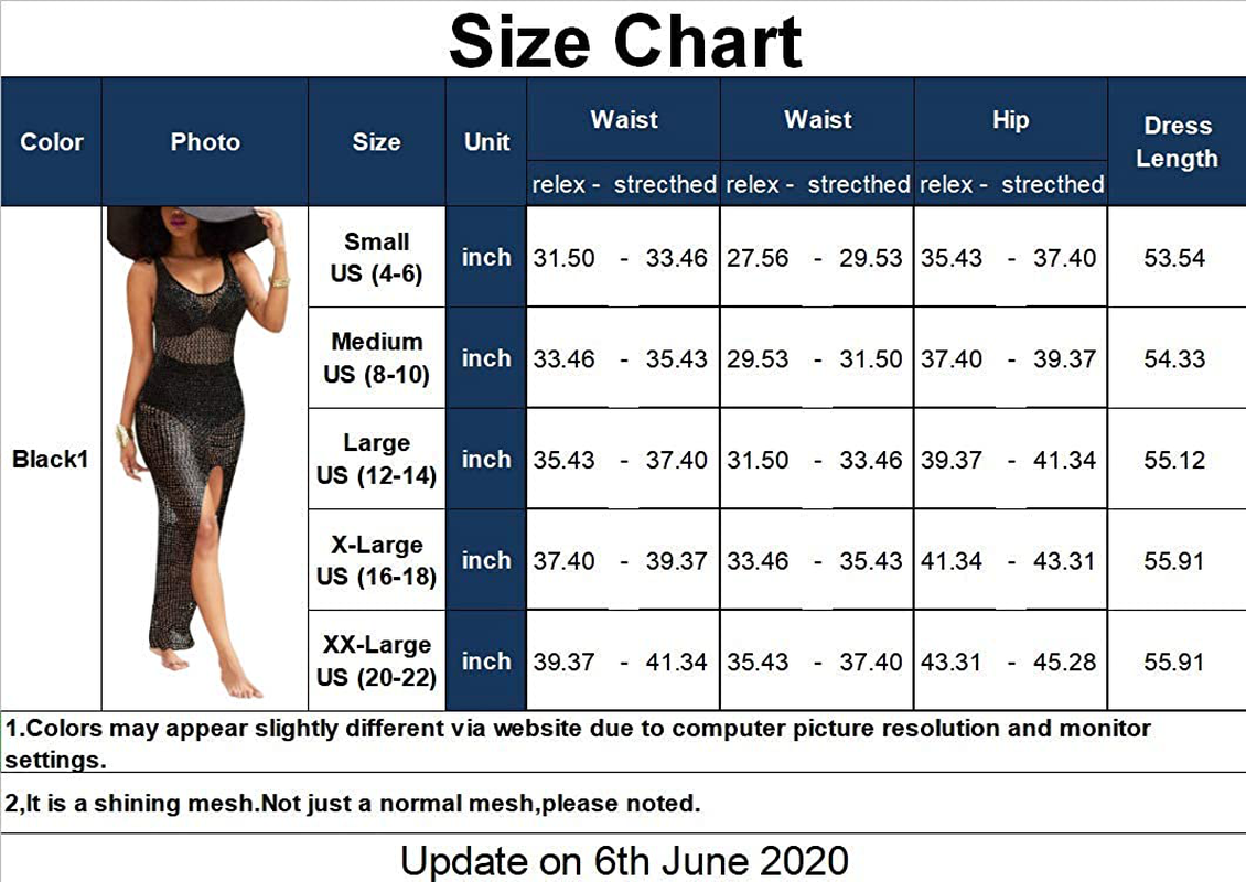 Sexycherry Women'S Sexy Swimsuit Cover Ups Casual See through Sheer Long Maxi Dresses for Swimwear Apparel & Accessories > Clothing > Swimwear Kylie Max   
