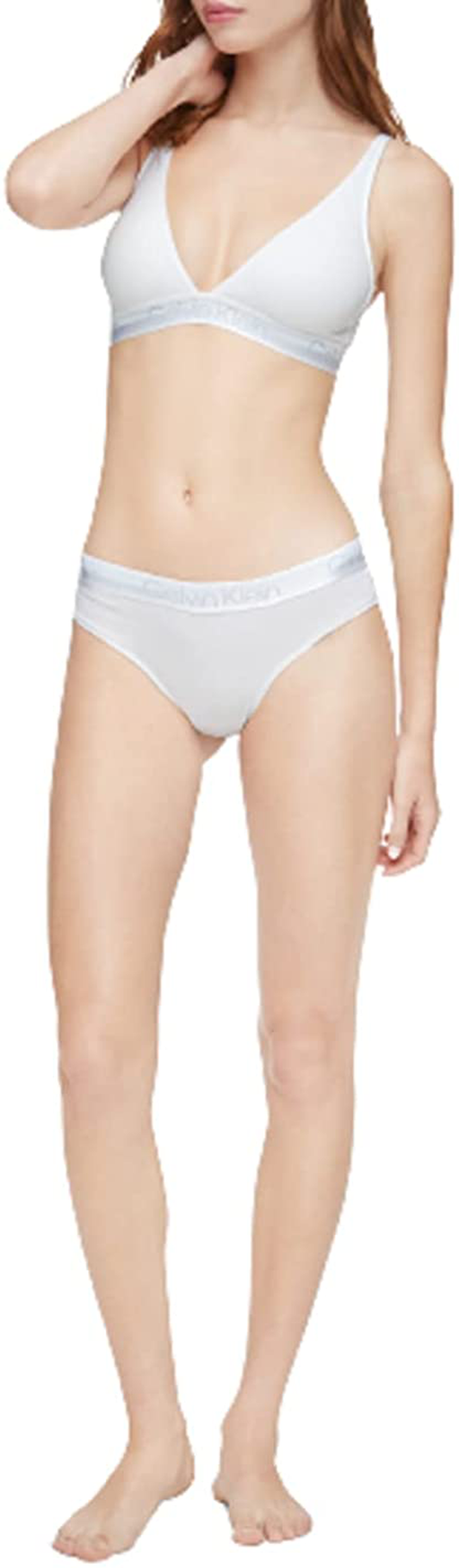 Calvin Klein Women'S Structure Cotton Lightly Lined Triangle Bra Apparel & Accessories > Clothing > Underwear & Socks > Bras Kylie Max   