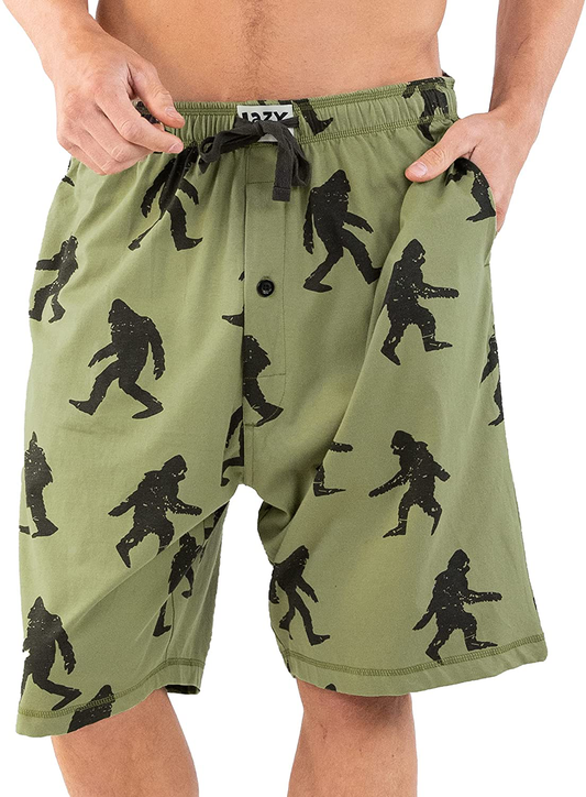 Lazy One Pajama Shorts for Men, Men'S Separate Bottoms, Cotton Loungewear Apparel & Accessories > Clothing > Sleepwear & Loungewear > Pajamas Kylie Max   
