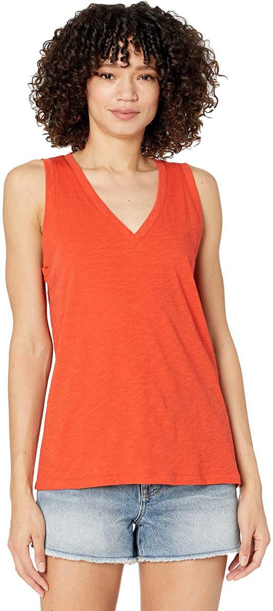 Madewell Women'S Whisper Shout Cotton V Neck Tank Apparel & Accessories > Clothing > Activewear Kylie Max   