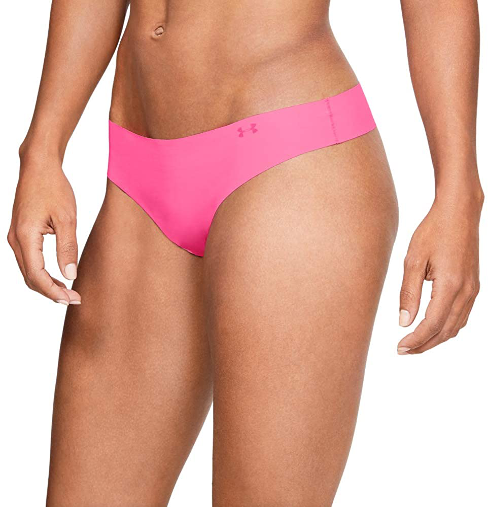 Under Armour Women's Thong Printed Underwear, 3-Pack Apparel & Accessories > Clothing > Underwear & Socks > Underwear Under Armour Purple Ace (543)/Mod Gray X-Small 