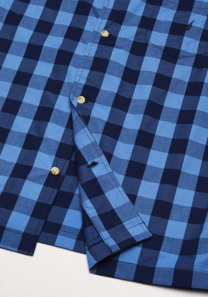 Nautica Men'S Short Sleeve 100% Cotton Soft Woven Button down Pajama Top Apparel & Accessories > Clothing > Sleepwear & Loungewear > Pajamas Kylie Max   