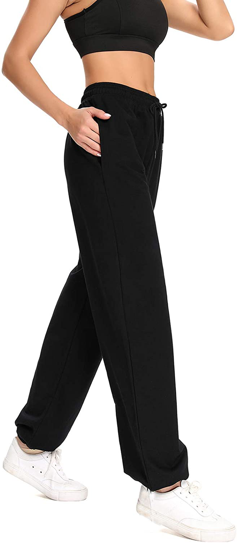 Cakcton Women'S Sweatpants with Pockets Joggers High Waisted Loose Workout Yoga Lounge Drawstring Active Casual Sports Pants Apparel & Accessories > Clothing > Activewear Kylie Max   