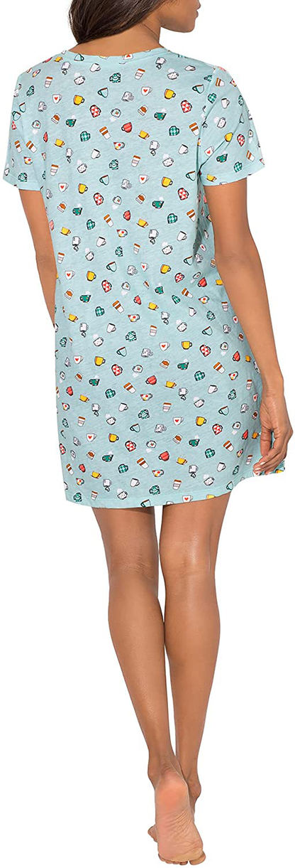 Smart & Sexy Women'S V-Neck Oversized Sleep Shirt Apparel & Accessories > Clothing > Sleepwear & Loungewear > Nightgowns Kylie Max   