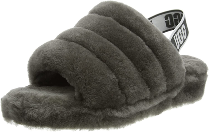 UGG Women's Fluff Yeah Slide Slipper Arts & Entertainment > Party & Celebration > Gift Giving UGG Charcoal 11 