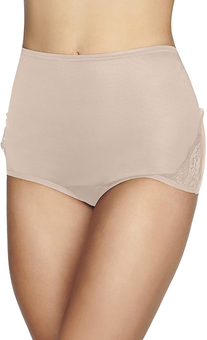Vanity Fair Women'S Perfectly Yours Traditional Brief Panties Apparel & Accessories > Clothing > Underwear & Socks > Underwear Vanity Fair Lace Nouveau - Fawn Lace Nouveau 10