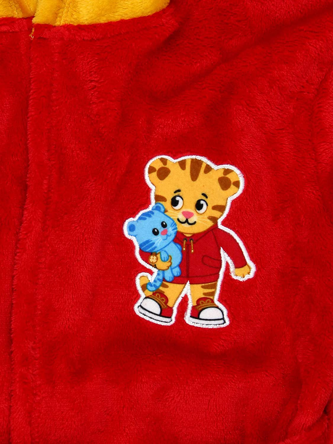 Daniel Tiger Toddler Boys Girls Hooded Plush Fleece Bathrobe Robe with Ears Apparel & Accessories > Clothing > Sleepwear & Loungewear > Robes Kylie Max   