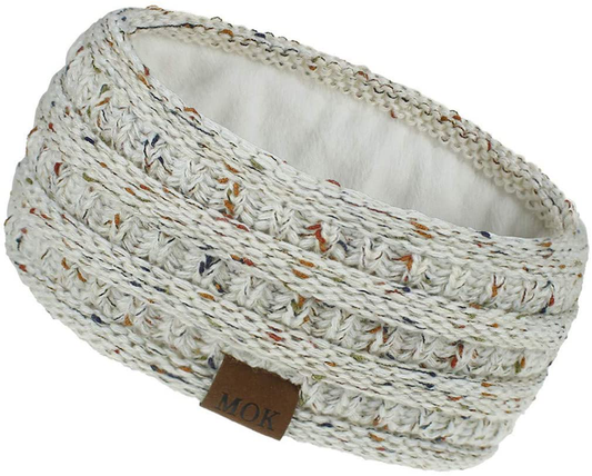 Women Fashion Bohemia Knitting Headband Keep Warm Elastic Plush Hairband Gift for Family Friend Arts & Entertainment > Party & Celebration > Gift Giving Goditemes White  