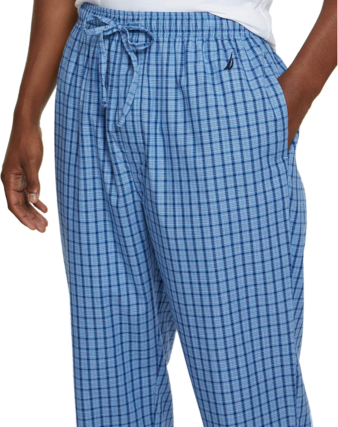 Nautica Men'S Soft Woven 100% Cotton Elastic Waistband Sleep Pajama Pant Apparel & Accessories > Clothing > Sleepwear & Loungewear > Pajamas Kylie Max   