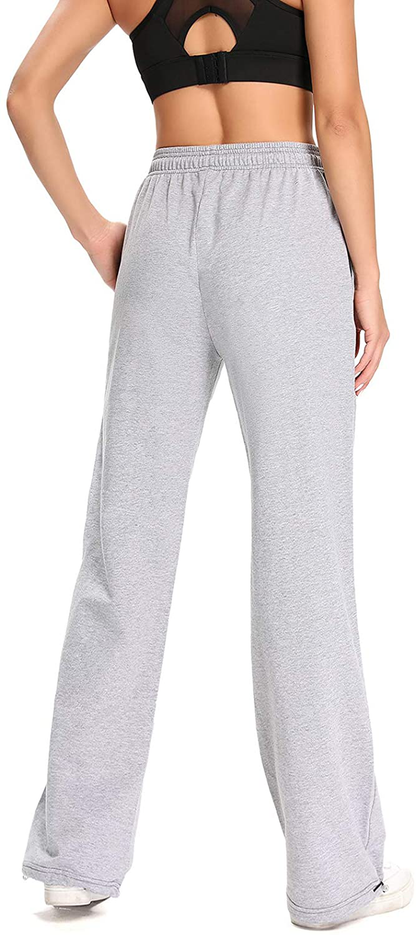 Cakcton Women'S Sweatpants with Pockets Joggers High Waisted Loose Workout Yoga Lounge Drawstring Active Casual Sports Pants Apparel & Accessories > Clothing > Activewear Kylie Max   