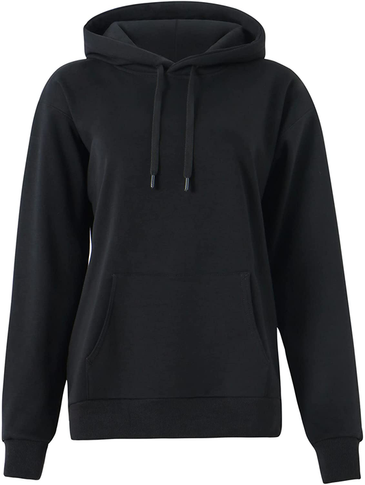 Women'S Basic Pullover Hoodie Loose Fit Ultra Soft Fleece Hooded Sweatshirt with Pockets Apparel & Accessories > Clothing > Activewear Kylie Max   