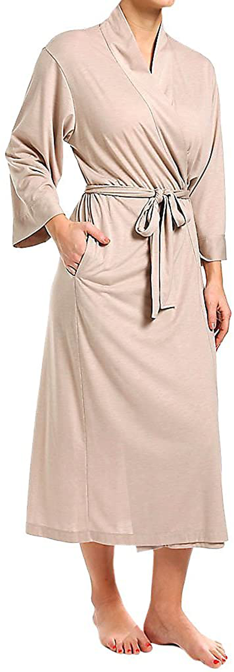 N Natori Women'S Congo Robe Apparel & Accessories > Clothing > Sleepwear & Loungewear > Robes N Natori Champagne Large 
