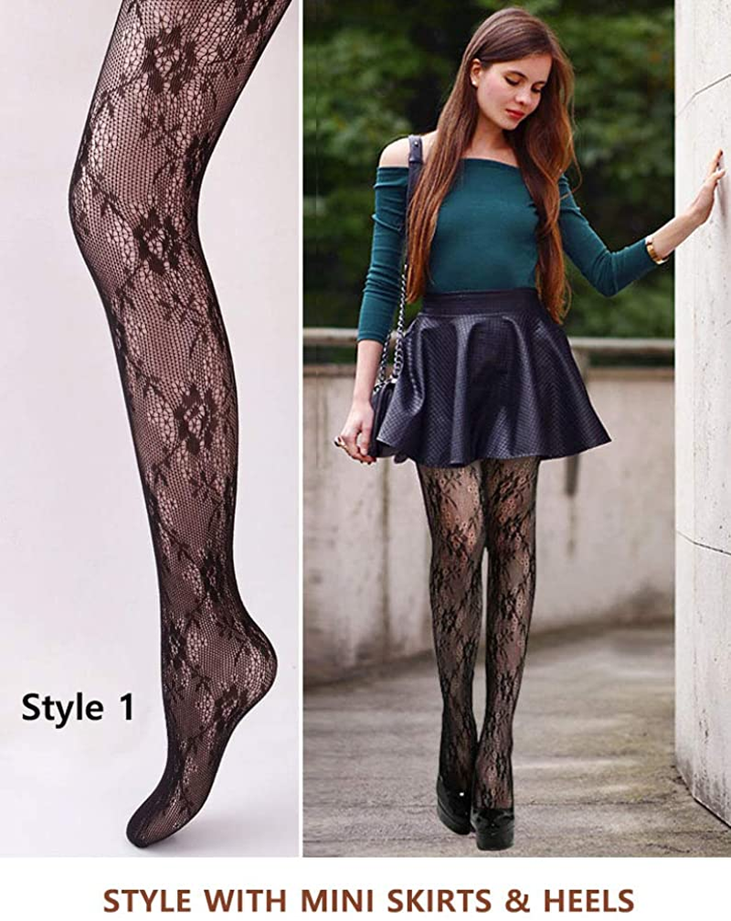 VERO MONTE Women Patterned Fishnets Tights Small Hole Thigh High Sexy Stockings Apparel & Accessories > Clothing > Underwear & Socks > Shapewear VERO MONTE   