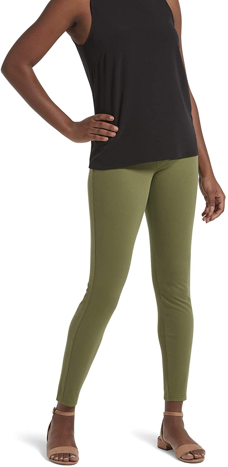 No Nonsense Women's Classic Indigo Denim Jean Leggings Apparel & Accessories > Clothing > Activewear No Nonsense Fatigue X-Large 