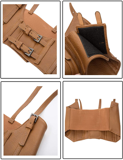 KANCY KOLE Women Fashion Faux Leather Waist Belt Steampunk Underbust Corset Apparel & Accessories > Clothing > Underwear & Socks > Lingerie KANCY KOLE   