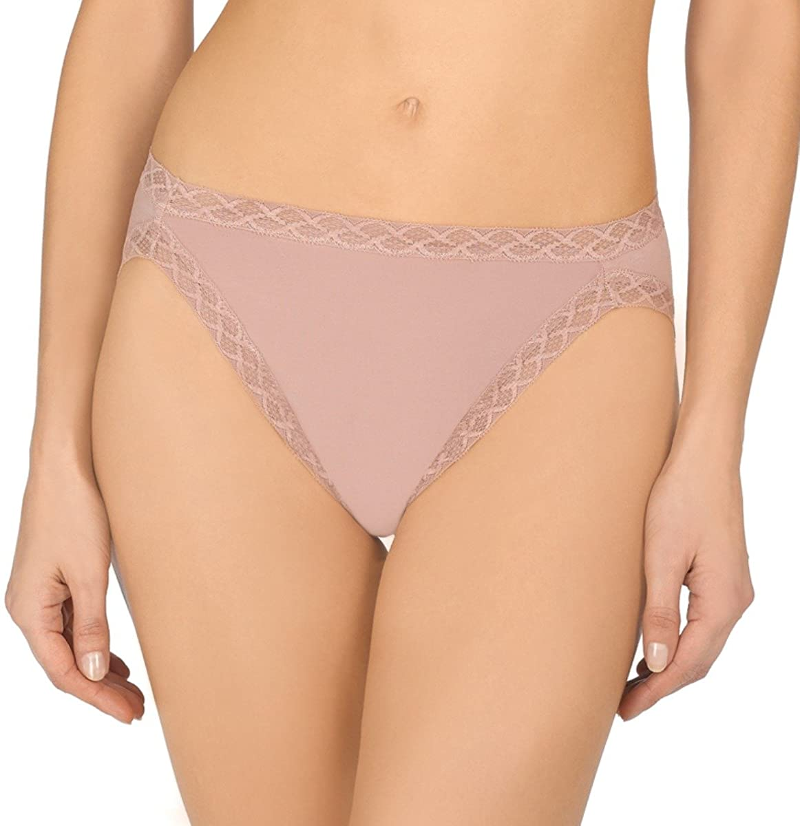Natori Womens Bliss French Cut Panty Apparel & Accessories > Clothing > Underwear & Socks > Underwear Natori Woodrose Small 