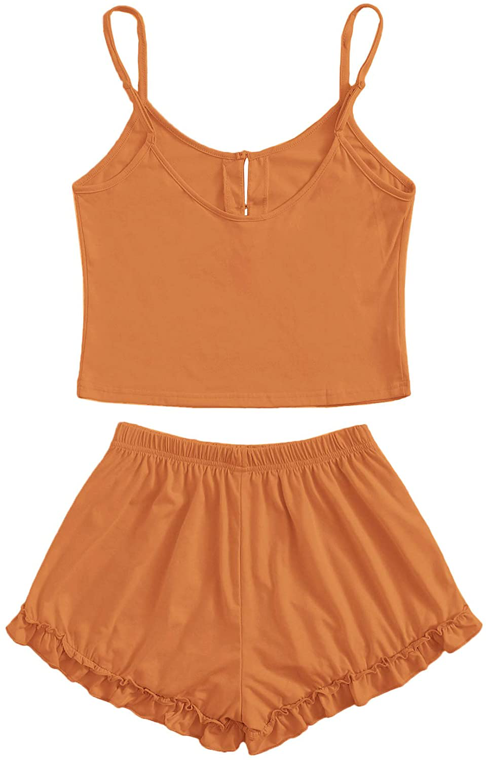Shein Women'S Summer Floral Print Cami Top and Shorts Pajamas Set Apparel & Accessories > Clothing > Sleepwear & Loungewear Kylie Max   