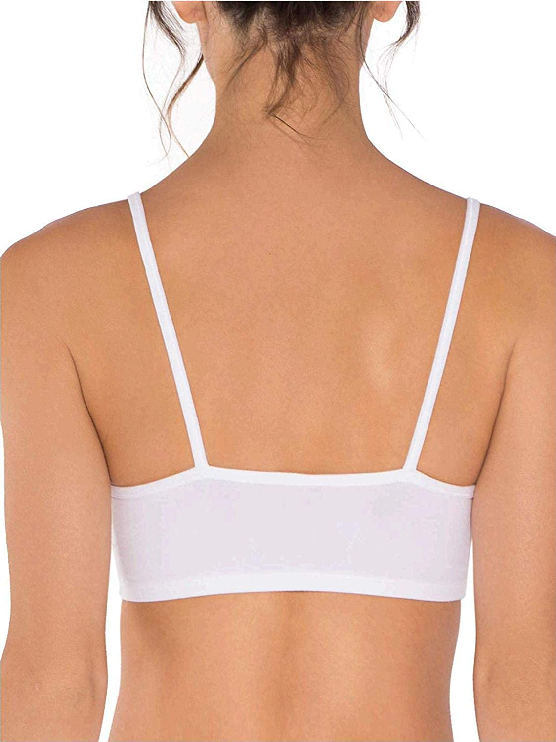 Fruit of the Loom Women'S Spaghetti Strap Cotton Pullover Sports Bra Apparel & Accessories > Clothing > Underwear & Socks > Bras Kylie Max   