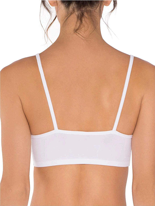 Fruit of the Loom Women'S Spaghetti Strap Cotton Pullover Sports Bra Apparel & Accessories > Clothing > Underwear & Socks > Bras Kylie Max   