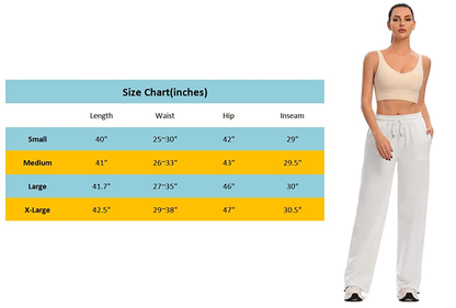 Cakcton Women'S Sweatpants with Pockets Joggers High Waisted Loose Workout Yoga Lounge Drawstring Active Casual Sports Pants Apparel & Accessories > Clothing > Activewear Kylie Max   