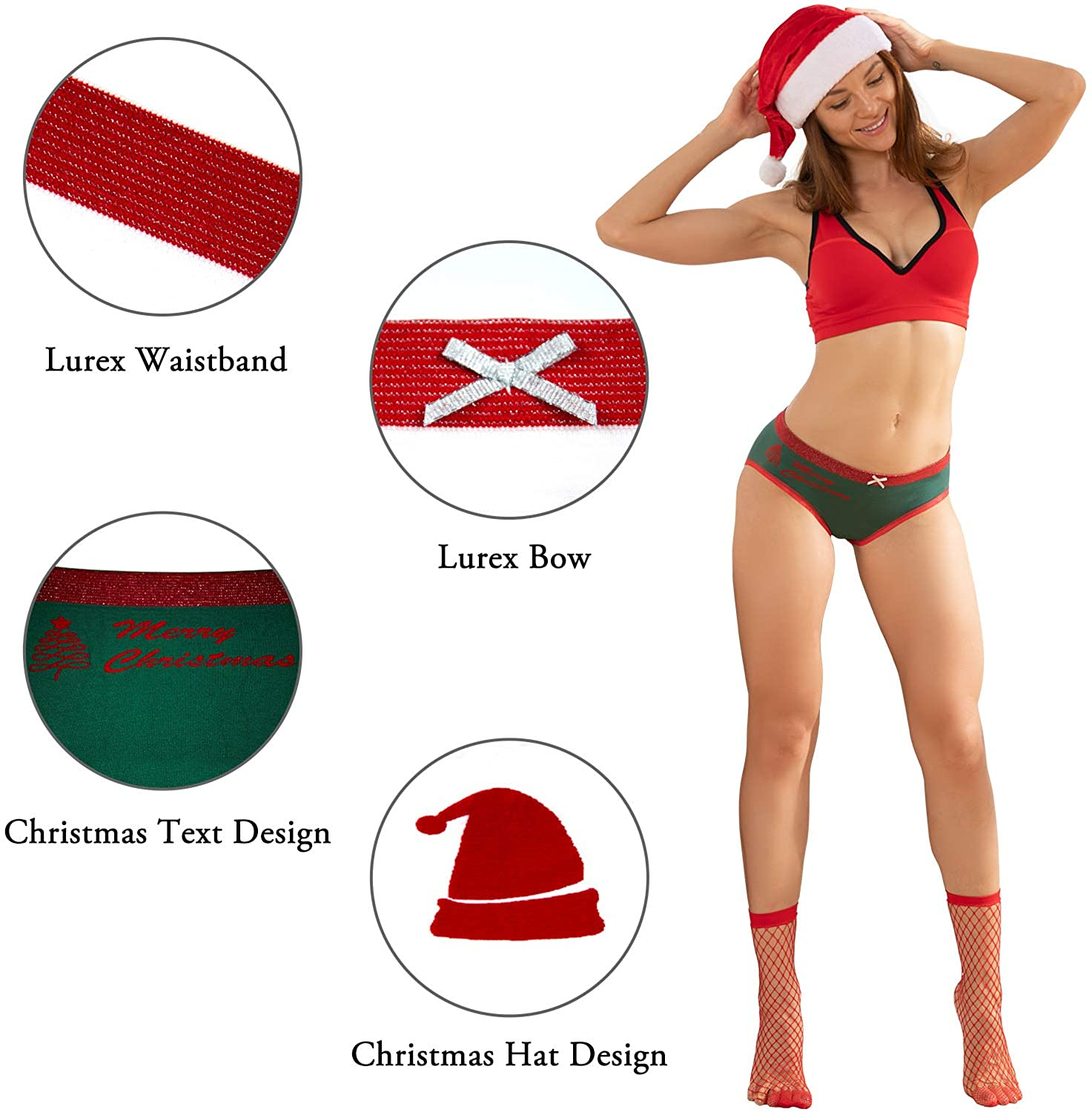Women'S Low/High Waist Seamless Underwear Soft Full Coverage Ladies Panties Colorful Breathable Stretch Briefs 5-Pack Apparel & Accessories > Clothing > Underwear & Socks > Underwear LALESTE   