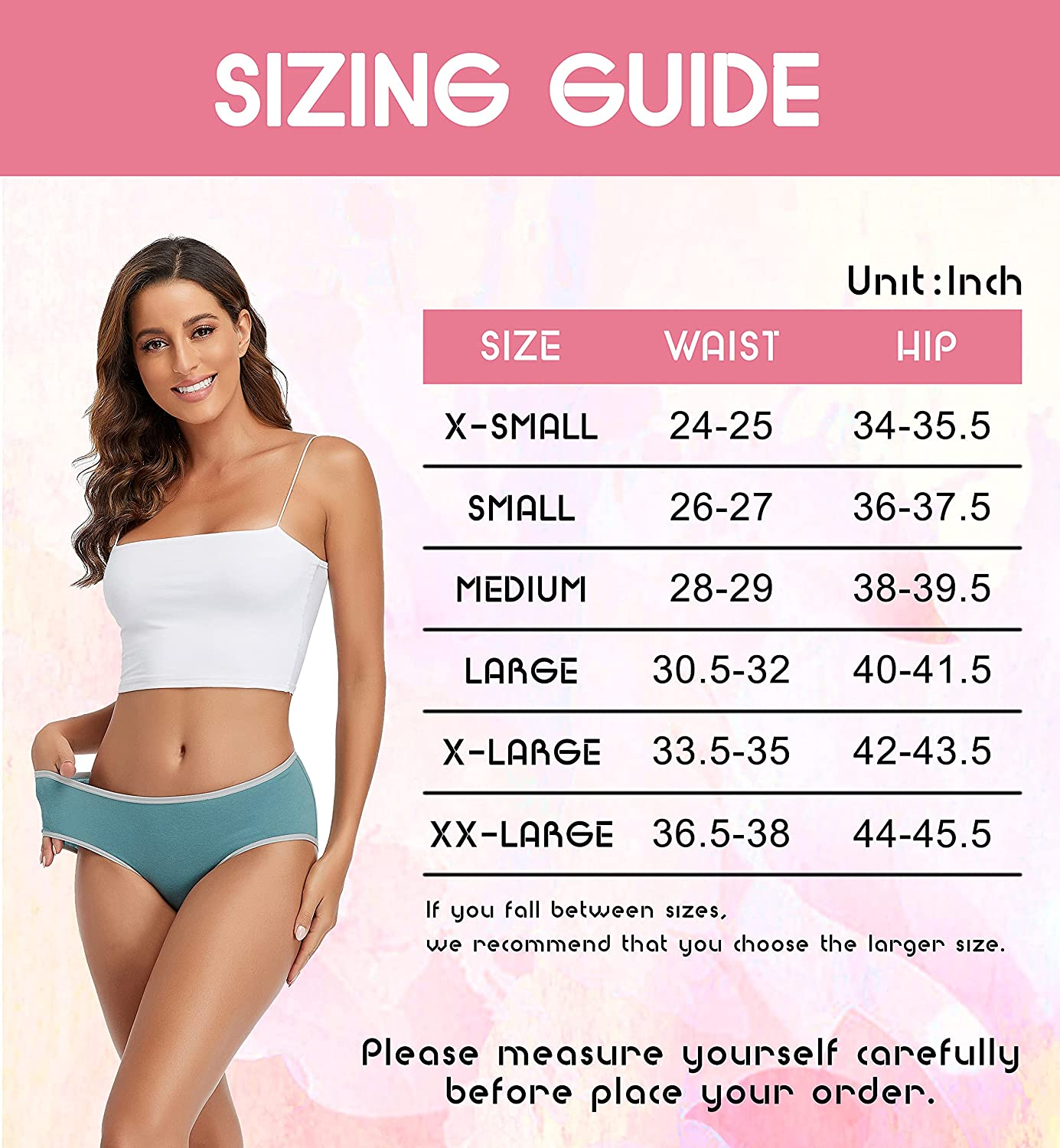 Cotton Hipster Panties for Women Low Rise No Muffin Top Cheeky Underwear for Girls 6 Pack Apparel & Accessories > Clothing > Underwear & Socks > Underwear TUTUESTHER   