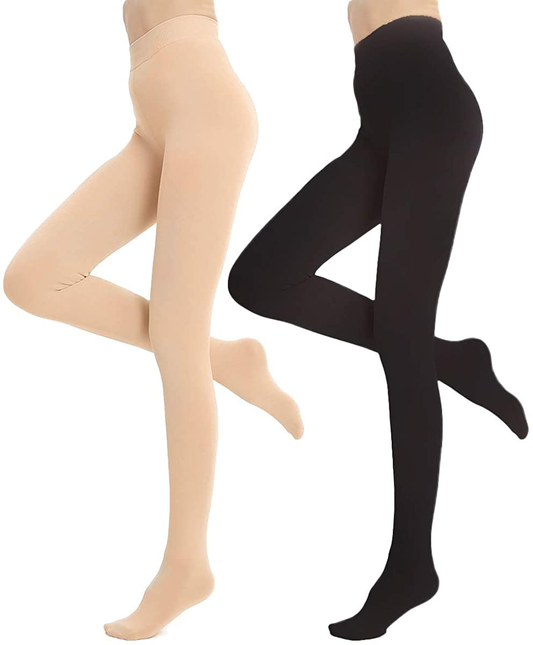 Blostirno Women'S Fleece Lined Tights Thermal Pantyhose Leggings Apparel & Accessories > Clothing > Underwear & Socks > Shapewear Blostirno   