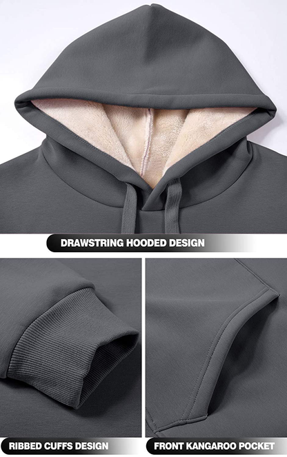 Theast Womens Winter Casual Warm Fleece Sherpa Lined Pullover Hooded Sweatshirt, Hoodies Sweatshirt for Women Apparel & Accessories > Clothing > Activewear Kylie Max   