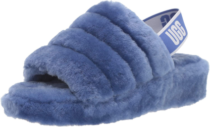 UGG Women's Fluff Yeah Slide Slipper Arts & Entertainment > Party & Celebration > Gift Giving UGG Deep Periwinkle 7 