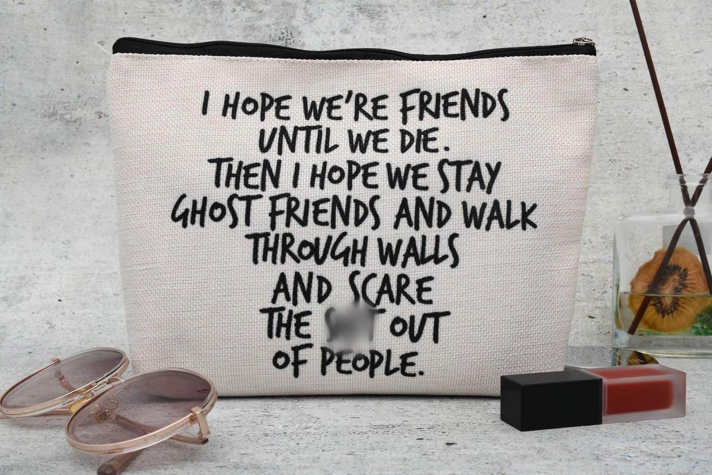 Friend Gifts for Women Friend Birthday Gifts for Women Birthday Gifts for Friends Makeup Bag Gift Idea Arts & Entertainment > Party & Celebration > Gift Giving Joy Uinan   