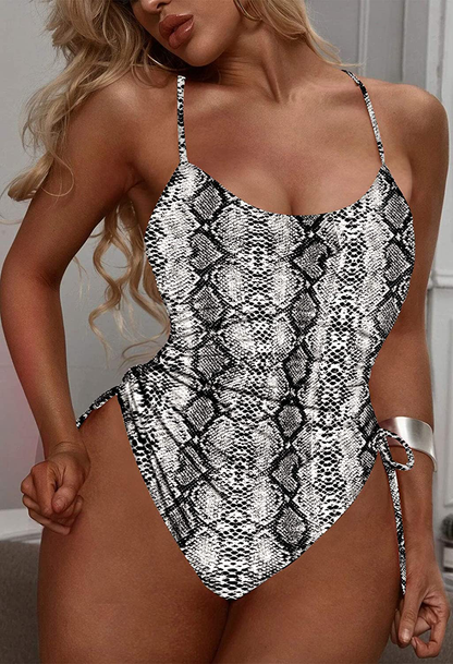 Viottiset Women'S Ruched High Cut One Piece Swimsuit Tummy Control Monokini Bikini Apparel & Accessories > Clothing > Swimwear Kylie Max   