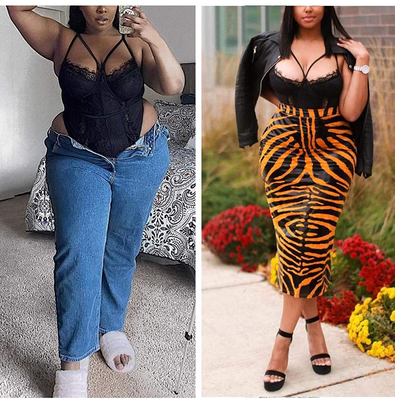 Kaei&Shi Plus Size Lingerie for Women,Sheer Lace Sexy V Neck Bodysuit,Eyelash One Piece Floral Teddy Valentine Apparel & Accessories > Clothing > Underwear & Socks > Lingerie Kaei&Shi   