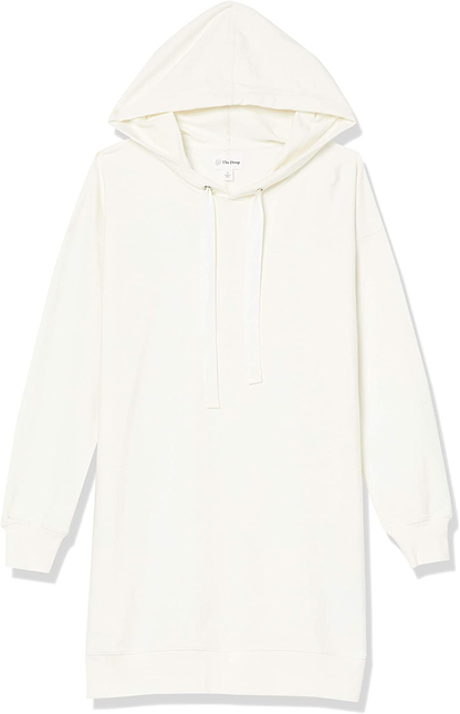 The Drop Women'S Iona Long Sleeve Hooded Mini Sweatshirt Dress Apparel & Accessories > Clothing > Activewear Kylie Max   