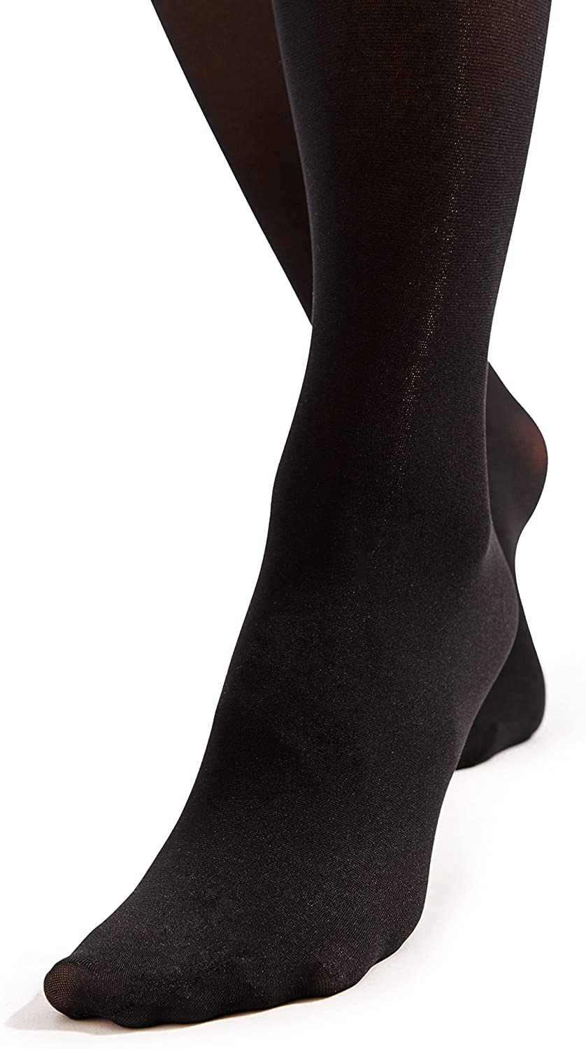 Sofsy Opaque Microfibre Tights for Women - Invisibly Reinforced - Footed Pantyhose High Waist for Women 40Den [Made in Italy] Apparel & Accessories > Clothing > Underwear & Socks > Shapewear KYLIE MAX   