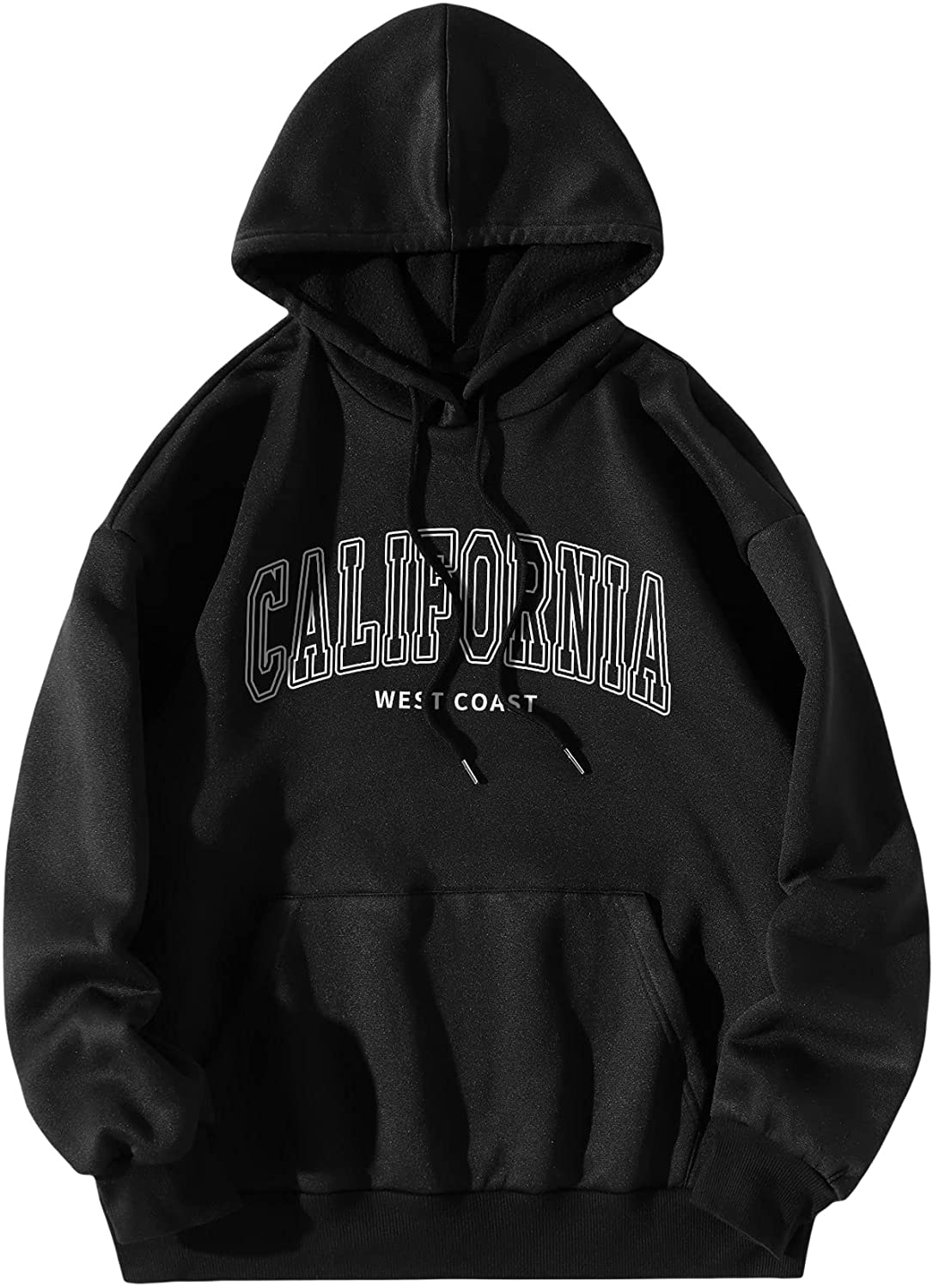 SOLY HUX Women'S Casual California Hoodie Long Sleeve Drawstring Pullover Sweatshirt Apparel & Accessories > Clothing > Activewear Kylie Max   