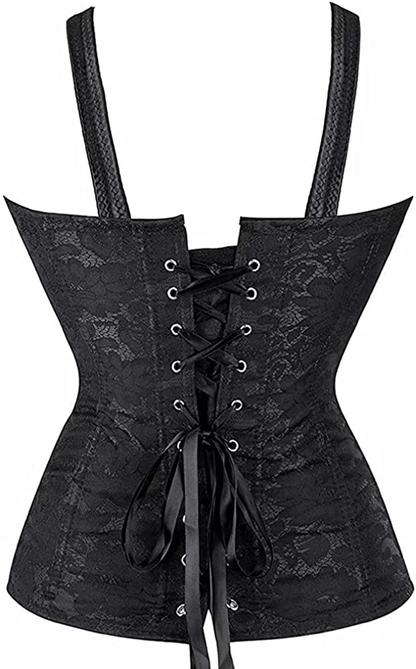 Blidece Women'S Sexy Boned Lace up Push up Shapewear Top Overbust Corset Bustier Apparel & Accessories > Clothing > Underwear & Socks > Lingerie Blidece   