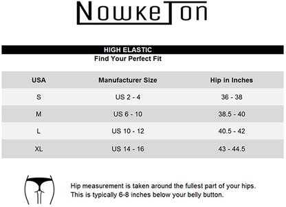 Nowketon Thongs for Women, Seamless No Show Thong, Stretchy Spandex Nylon Underwear Apparel & Accessories > Clothing > Underwear & Socks > Underwear NOWKETON   