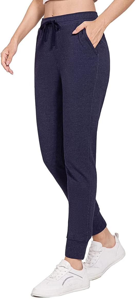 BALEAF Women'S Sweatpants Joggers Cotton Yoga Lounge Sweat Pants Casual Running Tapered Pants with Pockets Apparel & Accessories > Clothing > Activewear Kylie Max   