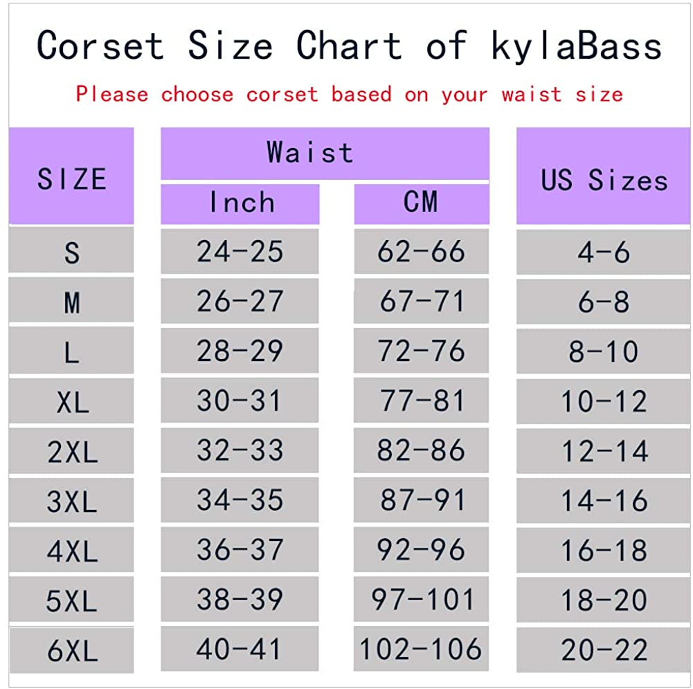 Kylabess Women'S plus Size Bustier Corset Top Sexy Satin Waist Cincher Lace up Boned Lingerie Apparel & Accessories > Clothing > Underwear & Socks > Lingerie KylaBess   