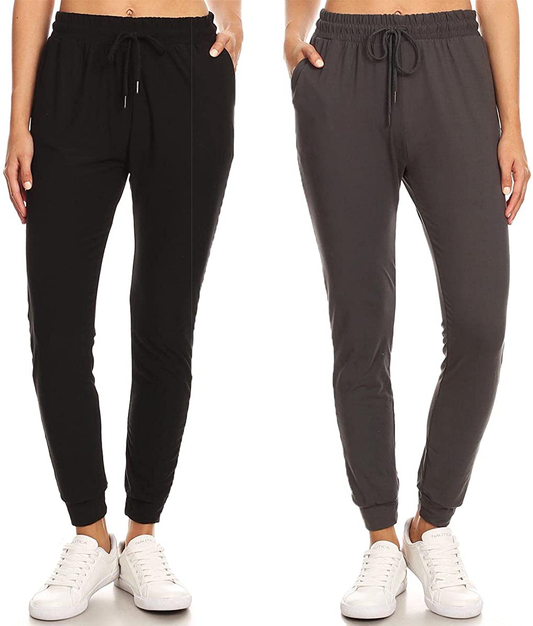 LA12ST Women'S Soft Jogger Pants Drawstring Pockets Lightweight Sweatpants Apparel & Accessories > Clothing > Activewear Kylie Max   