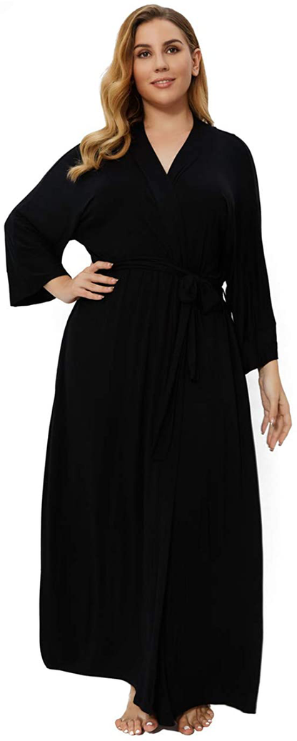 Super Shopping-Zone Women'S plus Size Long Robes Kimonos plus Size Maternity Robes Delivery Robes Sleepwear Apparel & Accessories > Clothing > Sleepwear & Loungewear > Robes Super Shopping-zone   