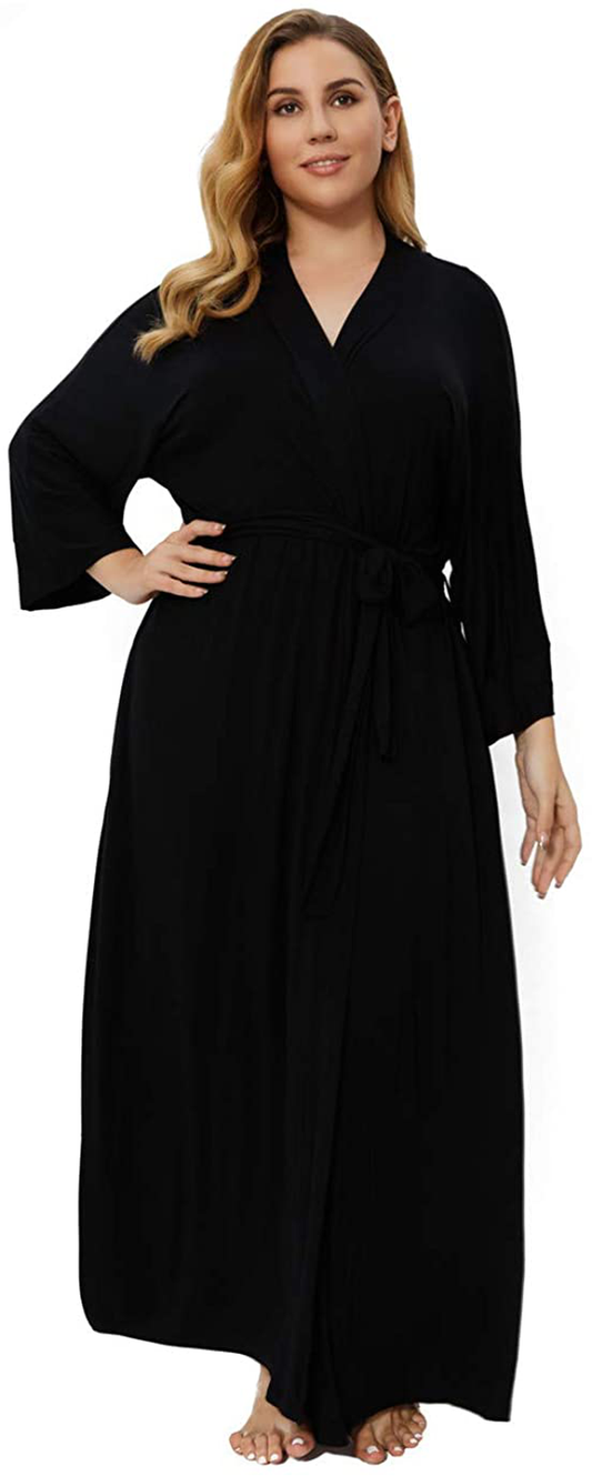 Super Shopping-Zone Women'S plus Size Long Robes Kimonos plus Size Maternity Robes Delivery Robes Sleepwear Apparel & Accessories > Clothing > Sleepwear & Loungewear > Robes Super Shopping-zone   