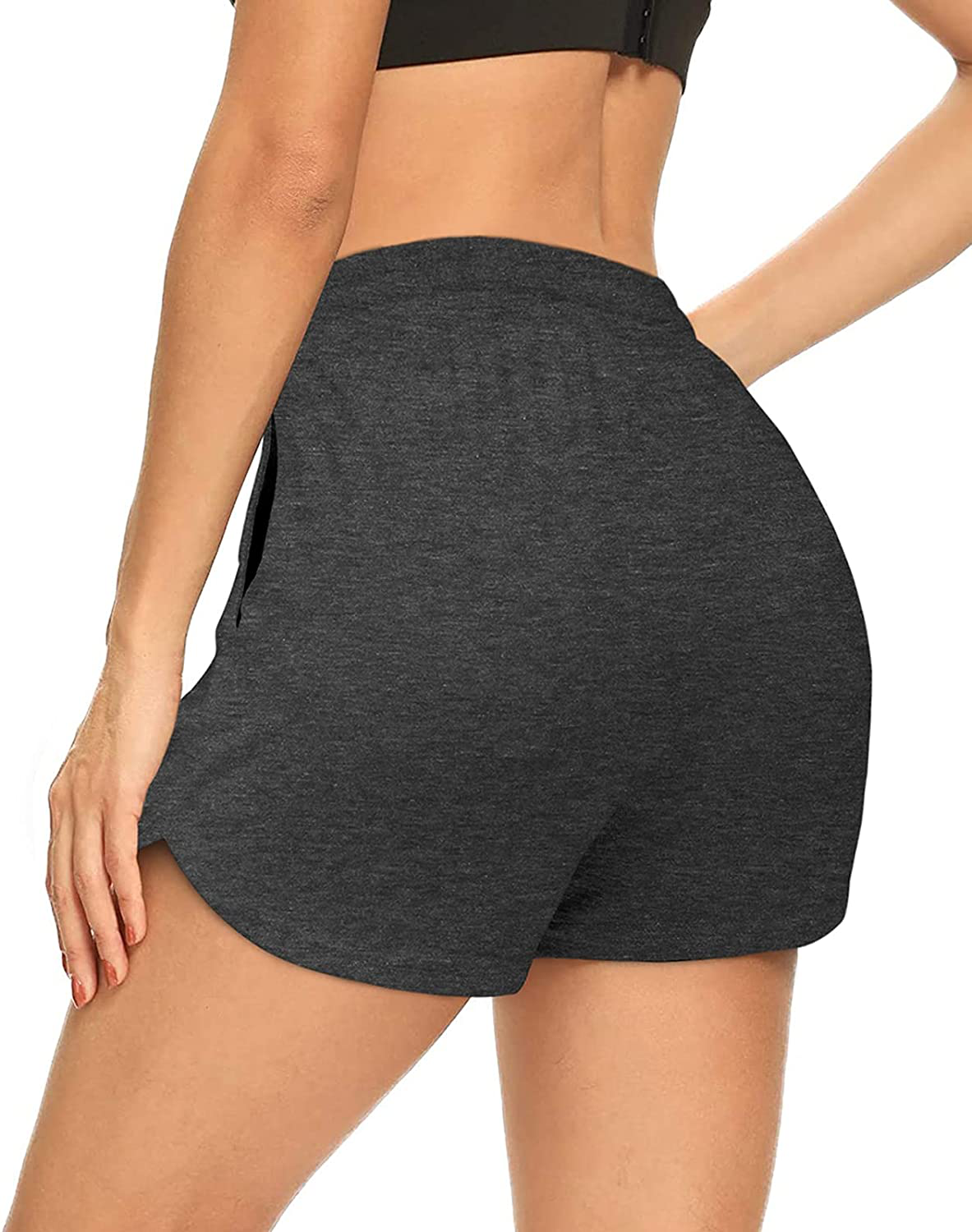 OFEEFAN Womens Athletic Shorts Running Dolphin Shorts with Pockets and Drawstring Apparel & Accessories > Clothing > Shorts Kylie Max   