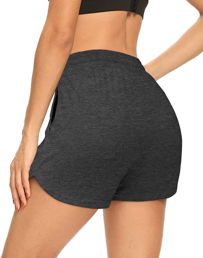OFEEFAN Womens Athletic Shorts Running Dolphin Shorts with Pockets and Drawstring Apparel & Accessories > Clothing > Shorts Kylie Max   
